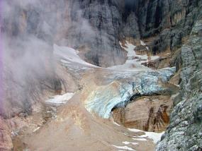 Il ghiacciaio del Sorapiss